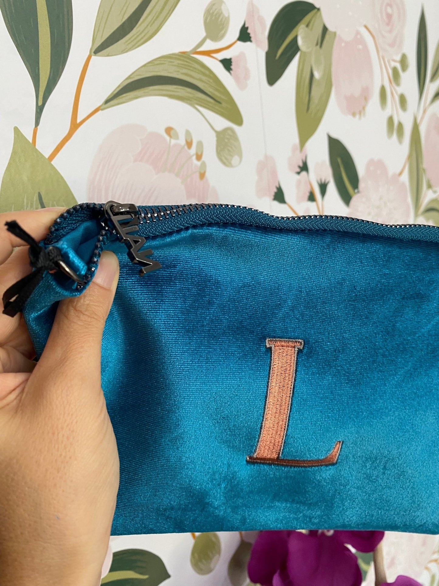 ALPHABET MINI BAG VELLUTO VERDE L NALI - Fanatica Boutique