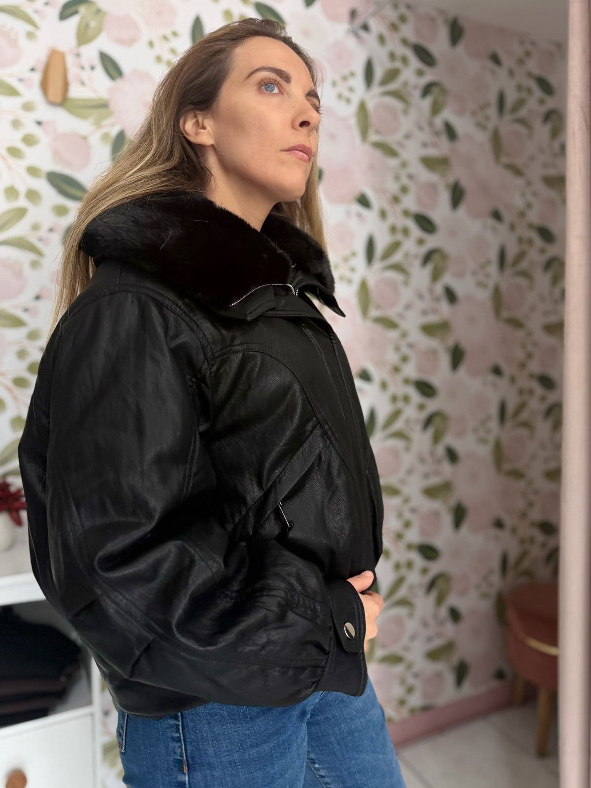 BOMBER C/ECOPELLE ECO - Fanatica Boutique