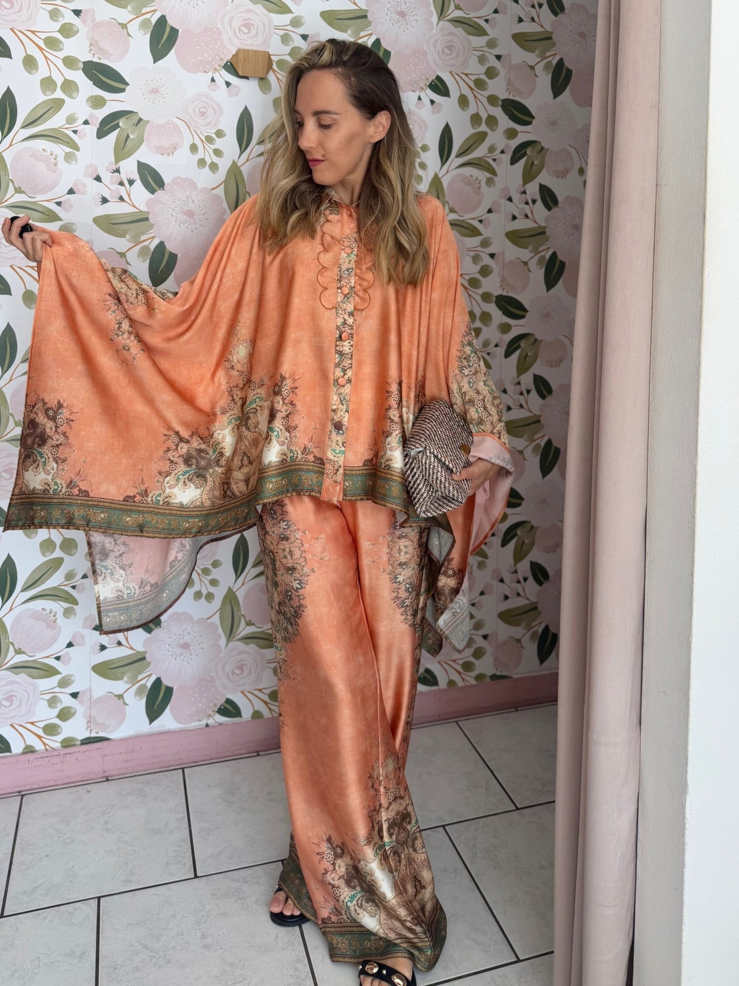 CAMICIA PONCHO AMOSA - Fanatica Boutique