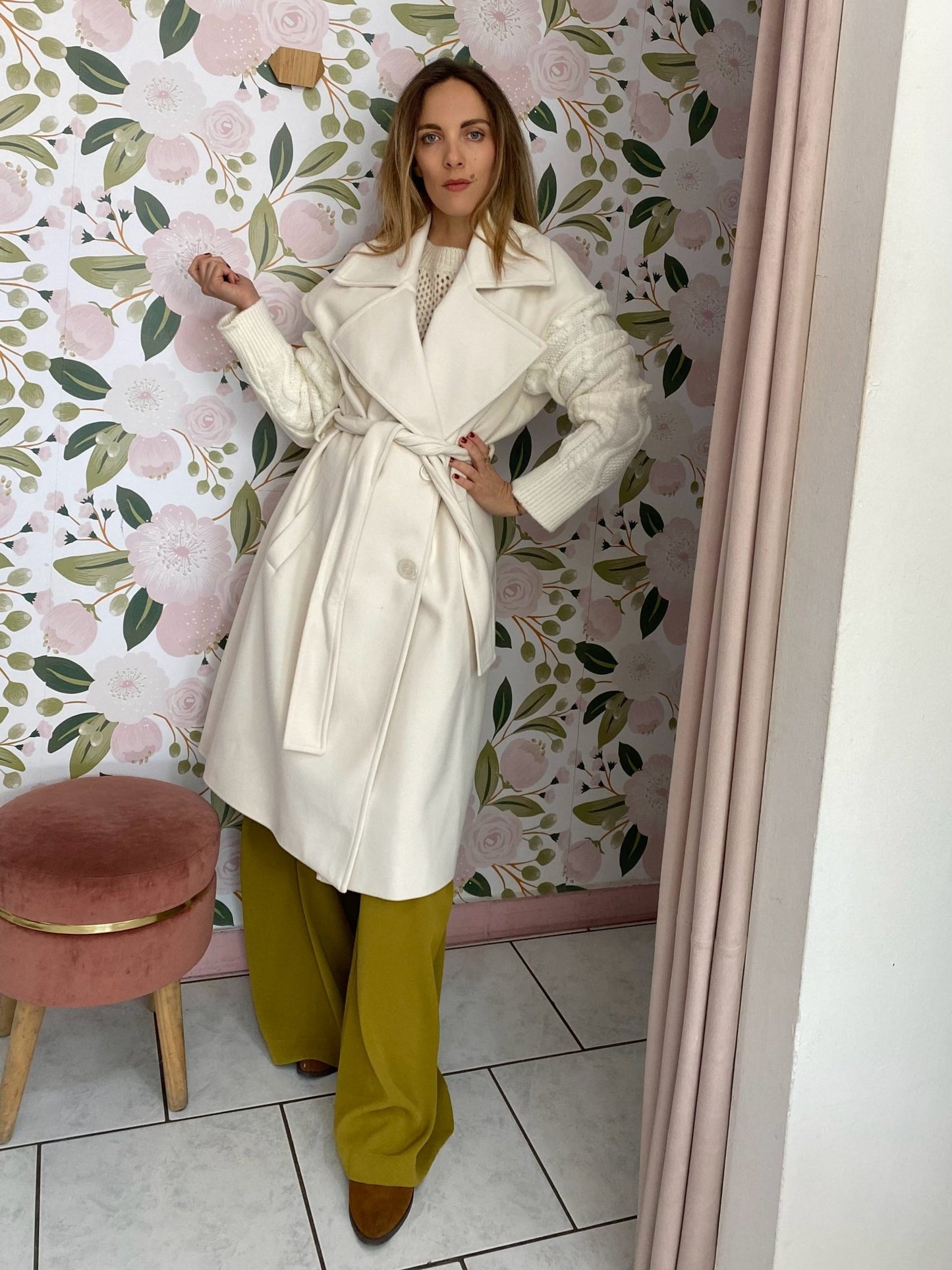 CAPPOTTO MANICA MAGLIA LE SARTE DEL SOLE - Fanatica Boutique