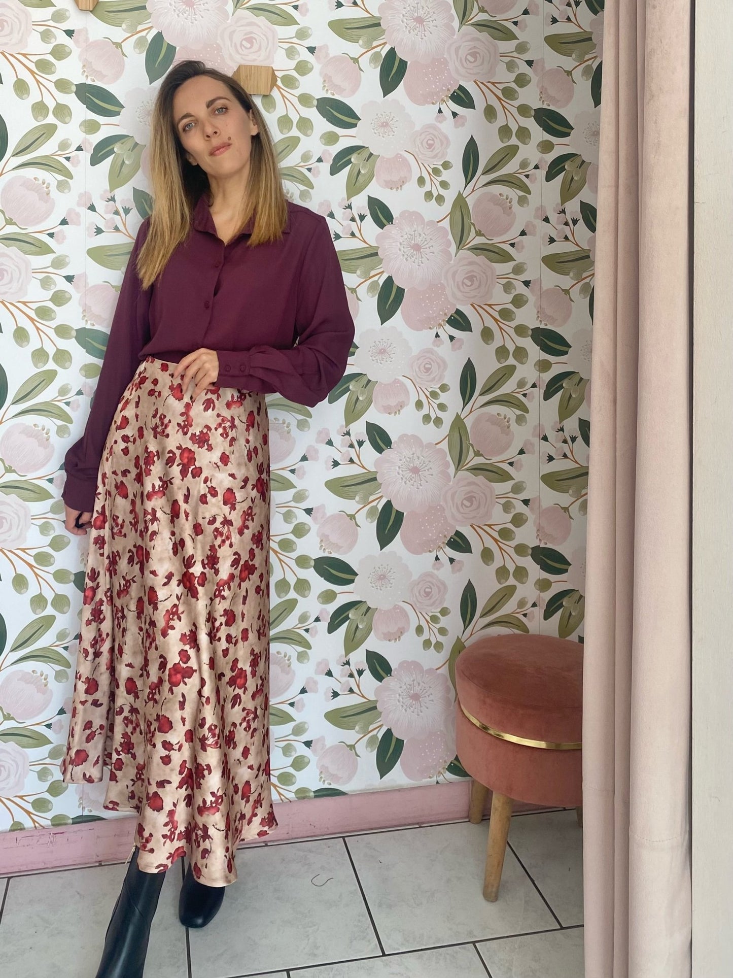 GONNA RASO FANTASIA LE SARTE DEL SOLE - Fanatica Boutique
