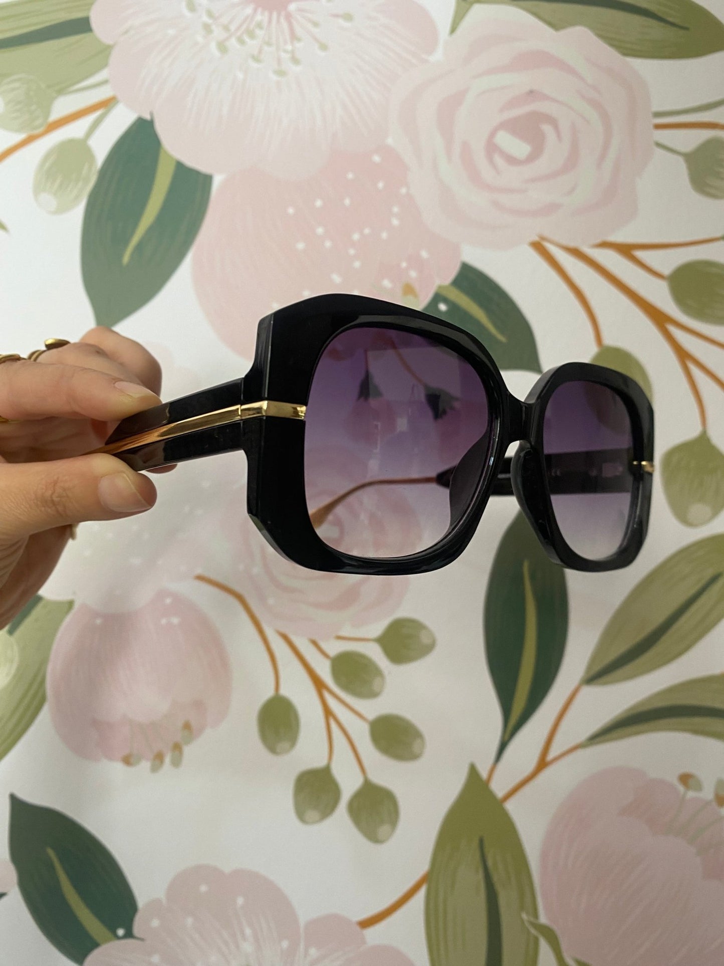 OCCHIALI JOANNE OVERSIZE NERI NALI - Fanatica Boutique