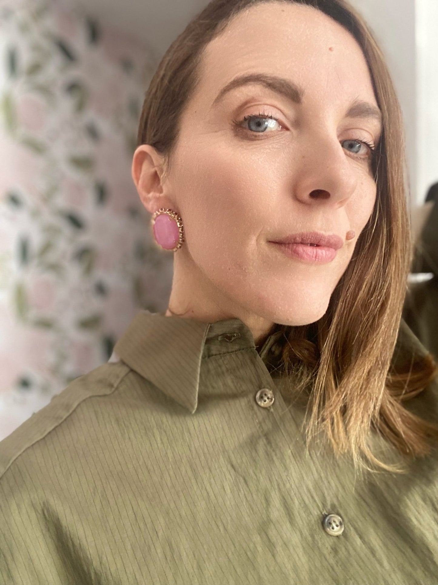 ORECCHINI SUSAN RESINA ROSA NALI - Fanatica Boutique