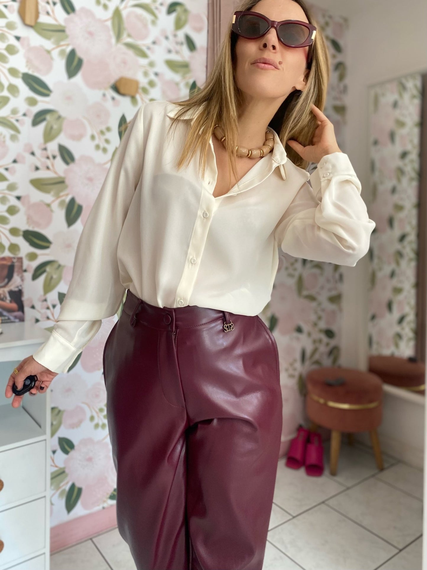 PANTALONE ECOPELLE LE SARTE DEL SOLE - Fanatica Boutique