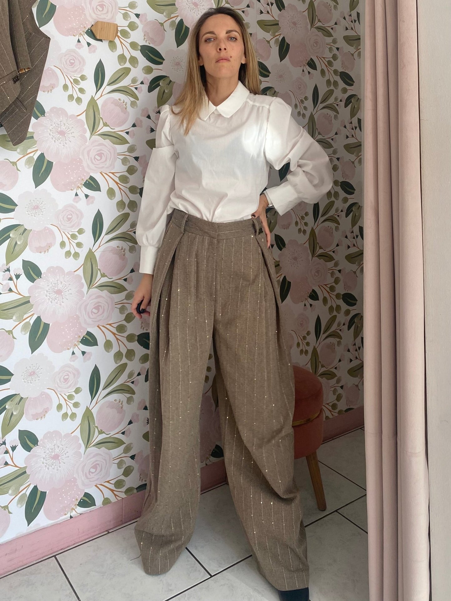 PANTALONE LARGO LE SARTE DEL SOLE - Fanatica Boutique