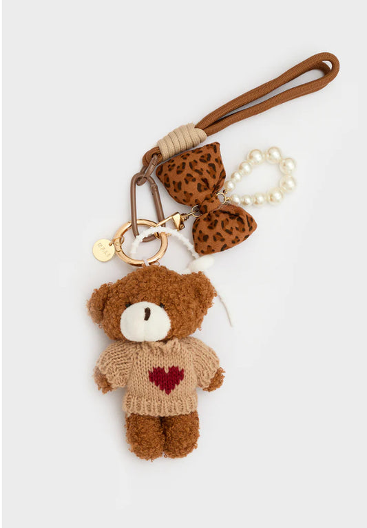 PORTACHIAVI TEDDY+ CORDA BEIGE NALI