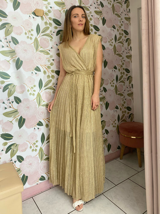 ABITO PLISSE' LUREX ECO FASHION