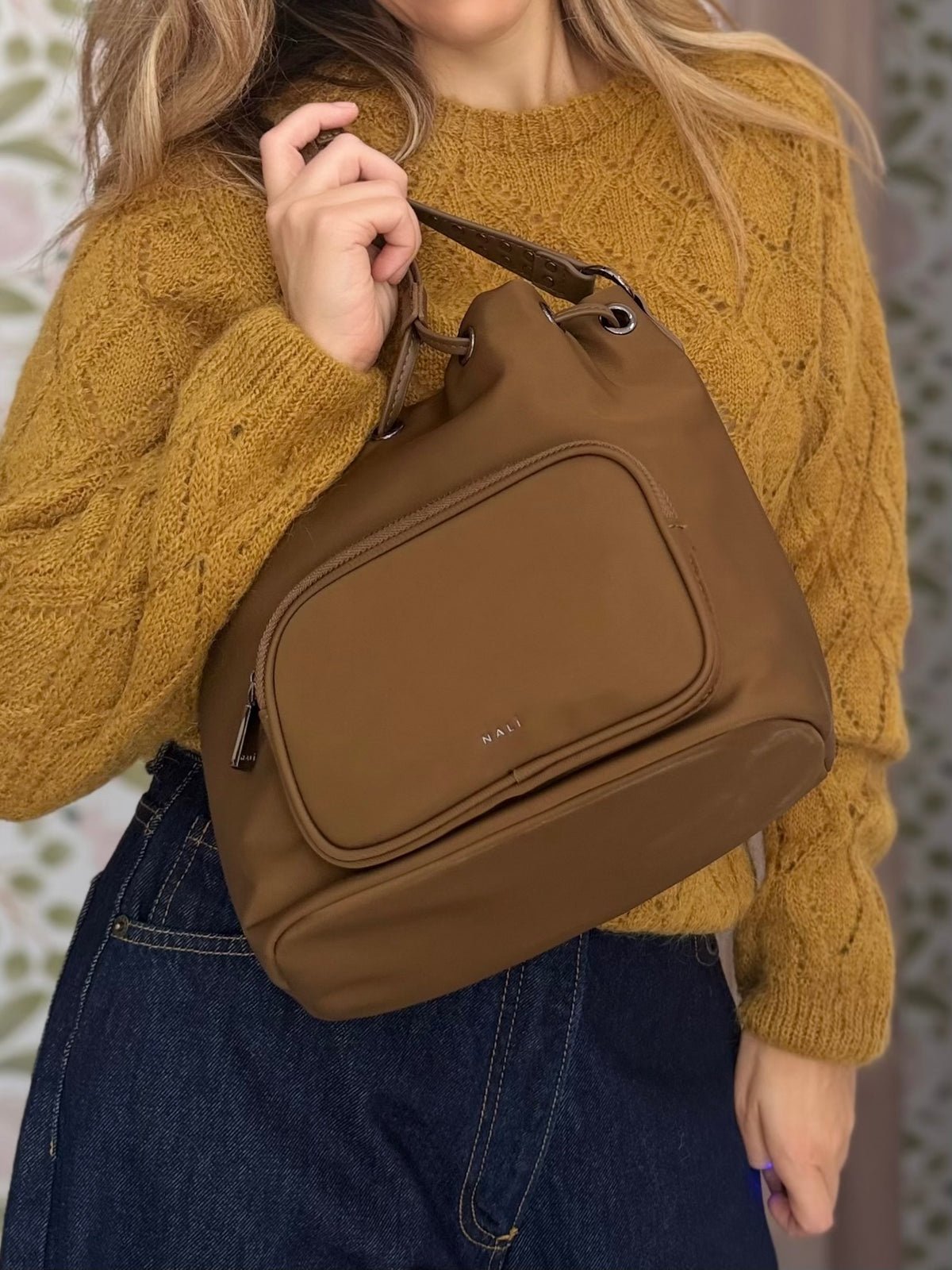BORSA NOOR SECCHIELLO BRONZO NALI