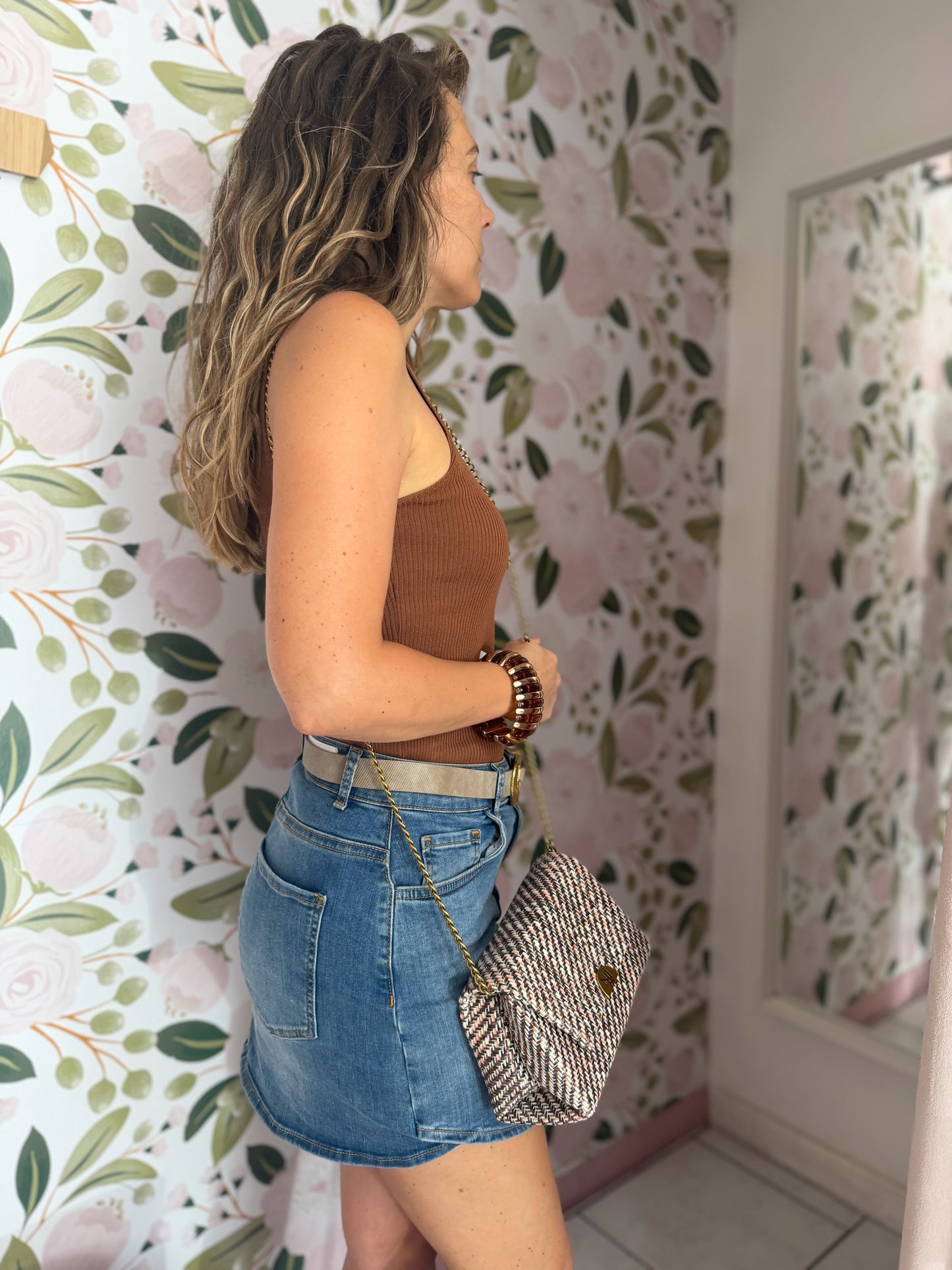 BORSA MARA NEW A SPALLA MARRONE