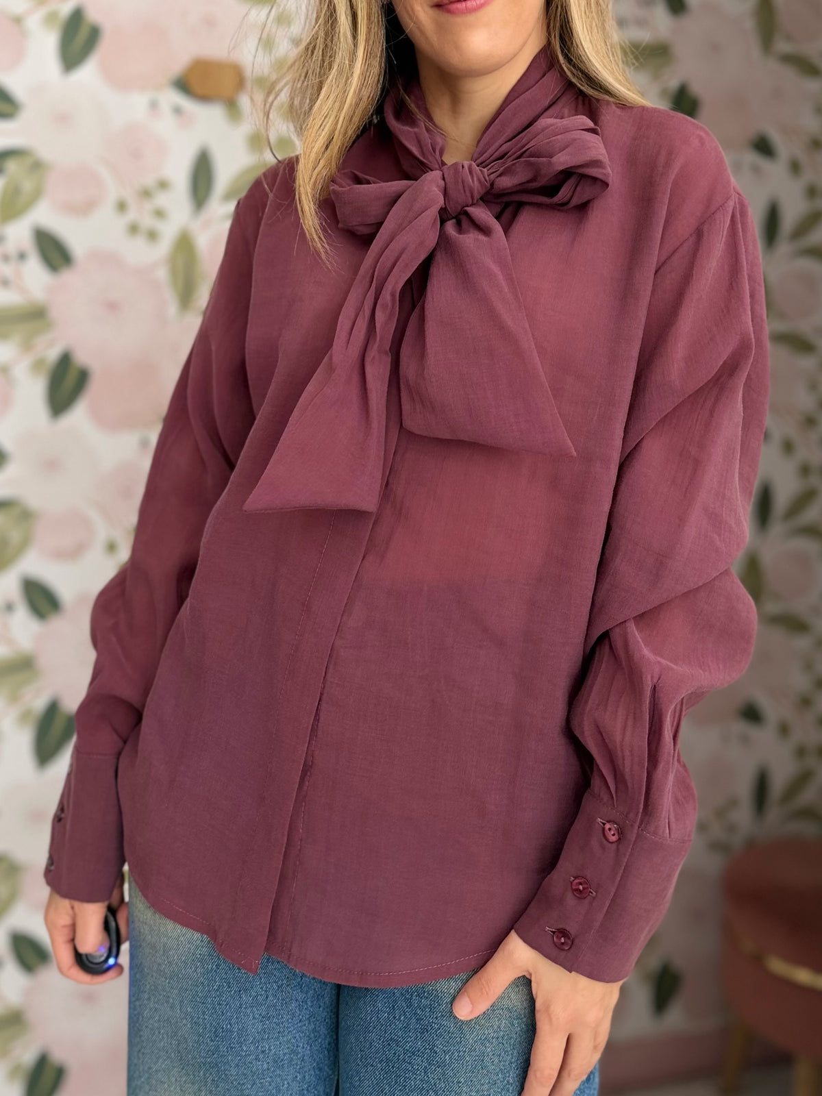 CASACCA LYOCELL CON MAXI FIOCCO CIPOLLA KIKISIX