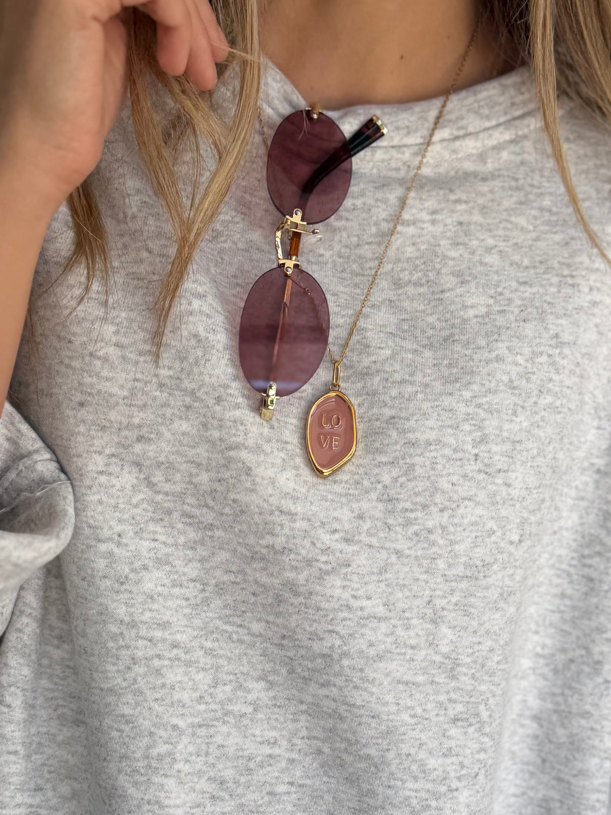 OCCHIALI THIN OVAL ROSA NALI