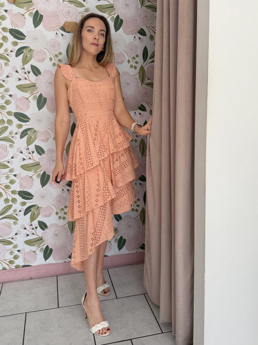 ABITO SALMONE AMOSA - Fanatica Boutique