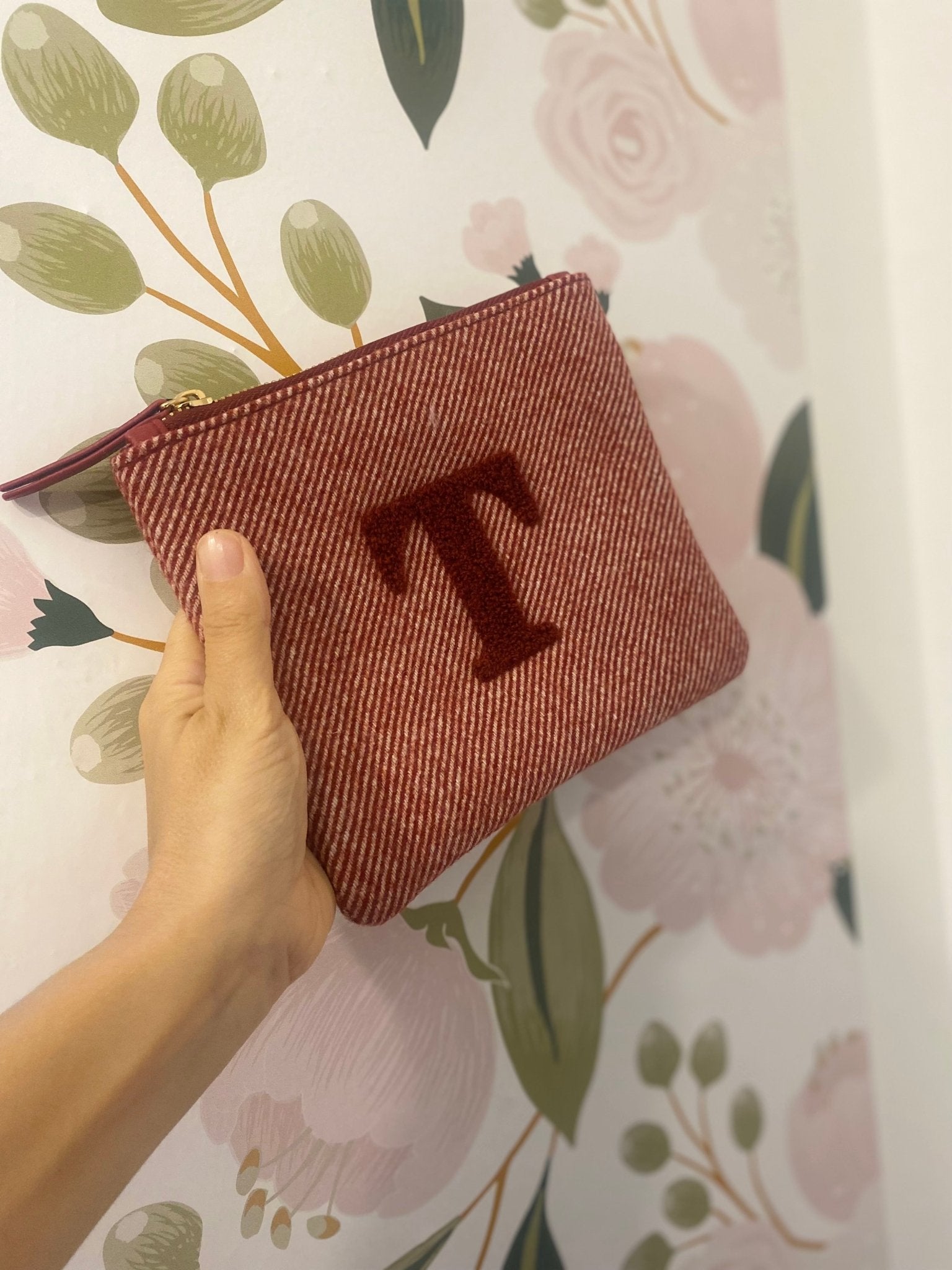 ALPHABET CLUTCH SMALL ROSSA LETTERA T NALì - Fanatica Boutique