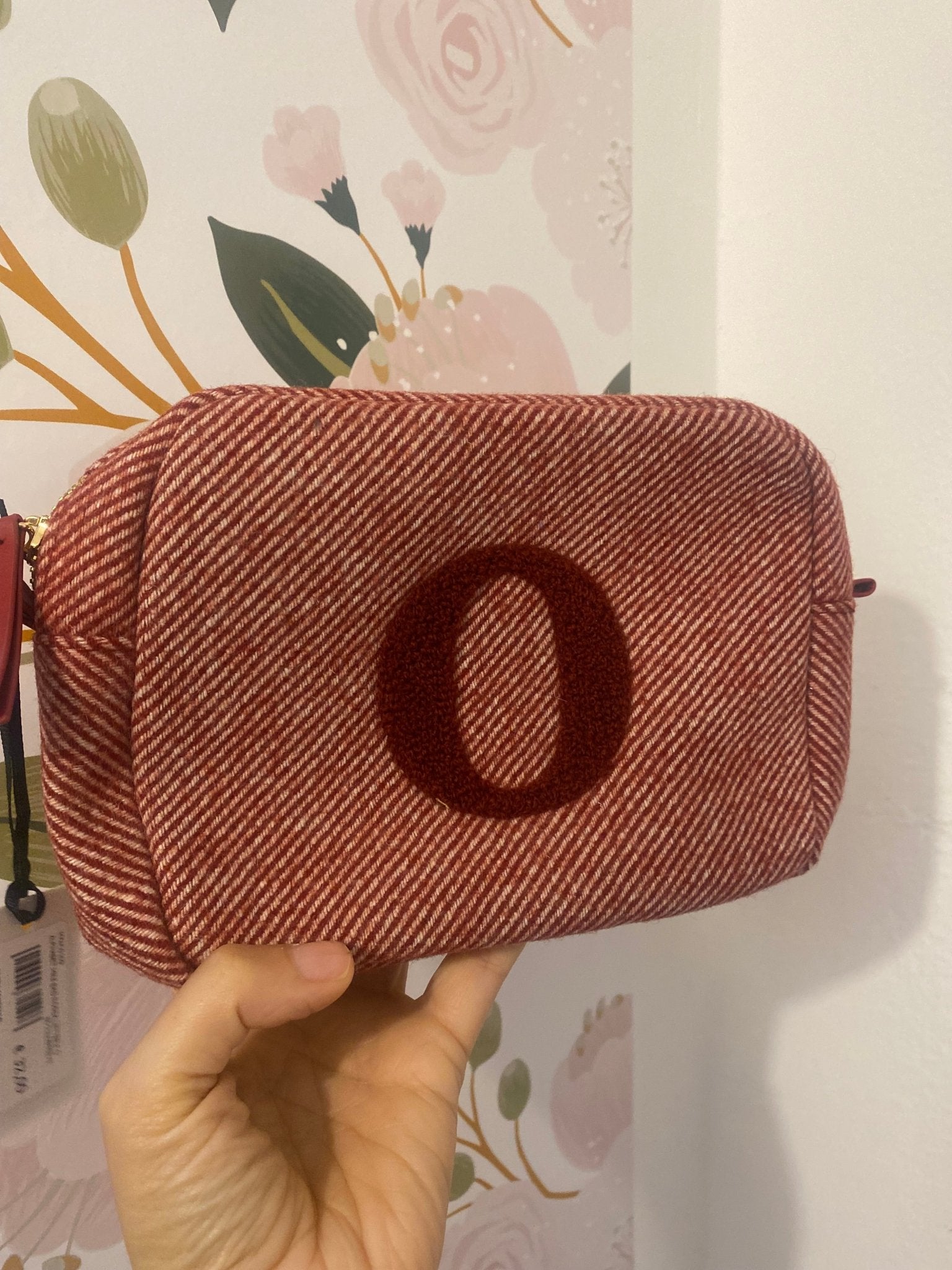 ALPHABET MINI BAG ROSSA LETTERA O NALì - Fanatica Boutique