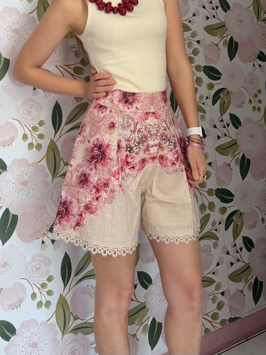 BERMUDA ROSA AMOSA - Fanatica Boutique
