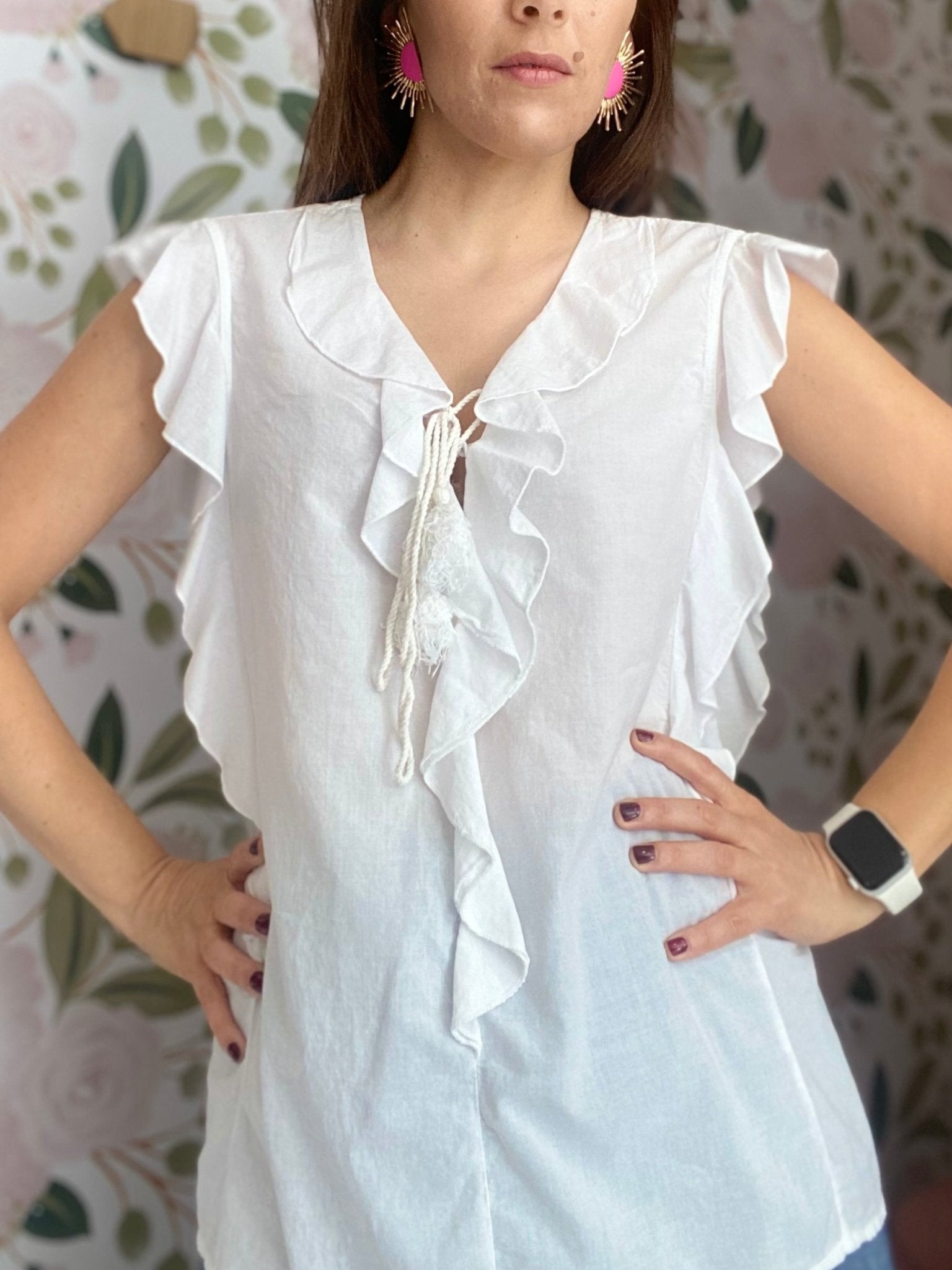 BLUSA IN COTONE LE SARTE DEL SOLE - Fanatica Boutique