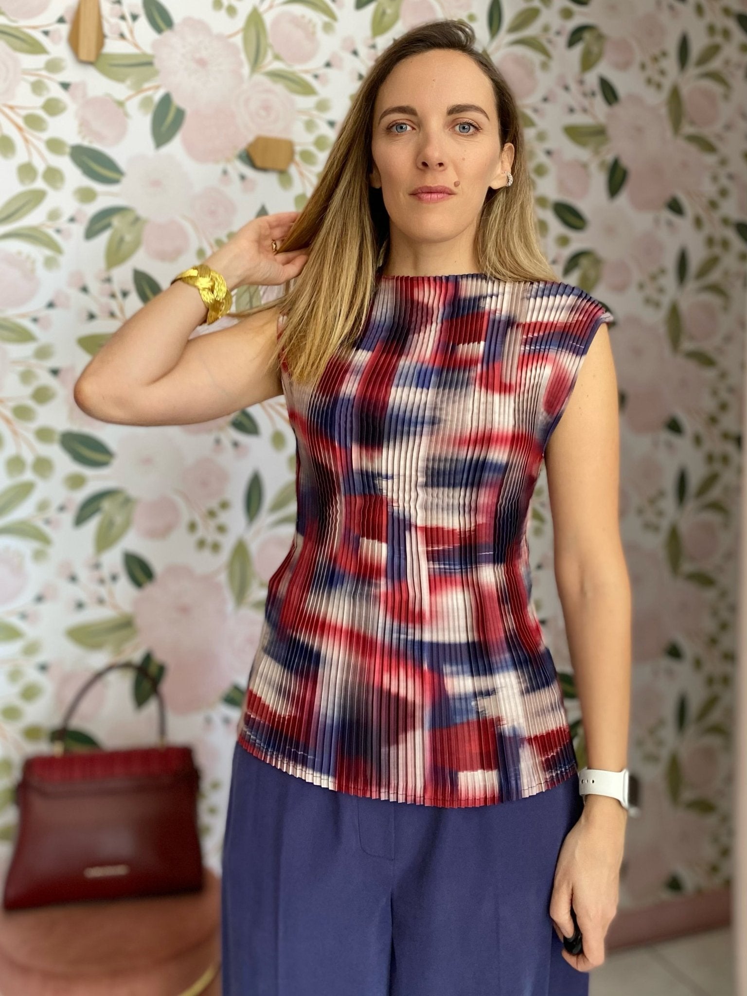 BLUSA PLISSETTATA LE SARTE DEL SOLE - Fanatica Boutique