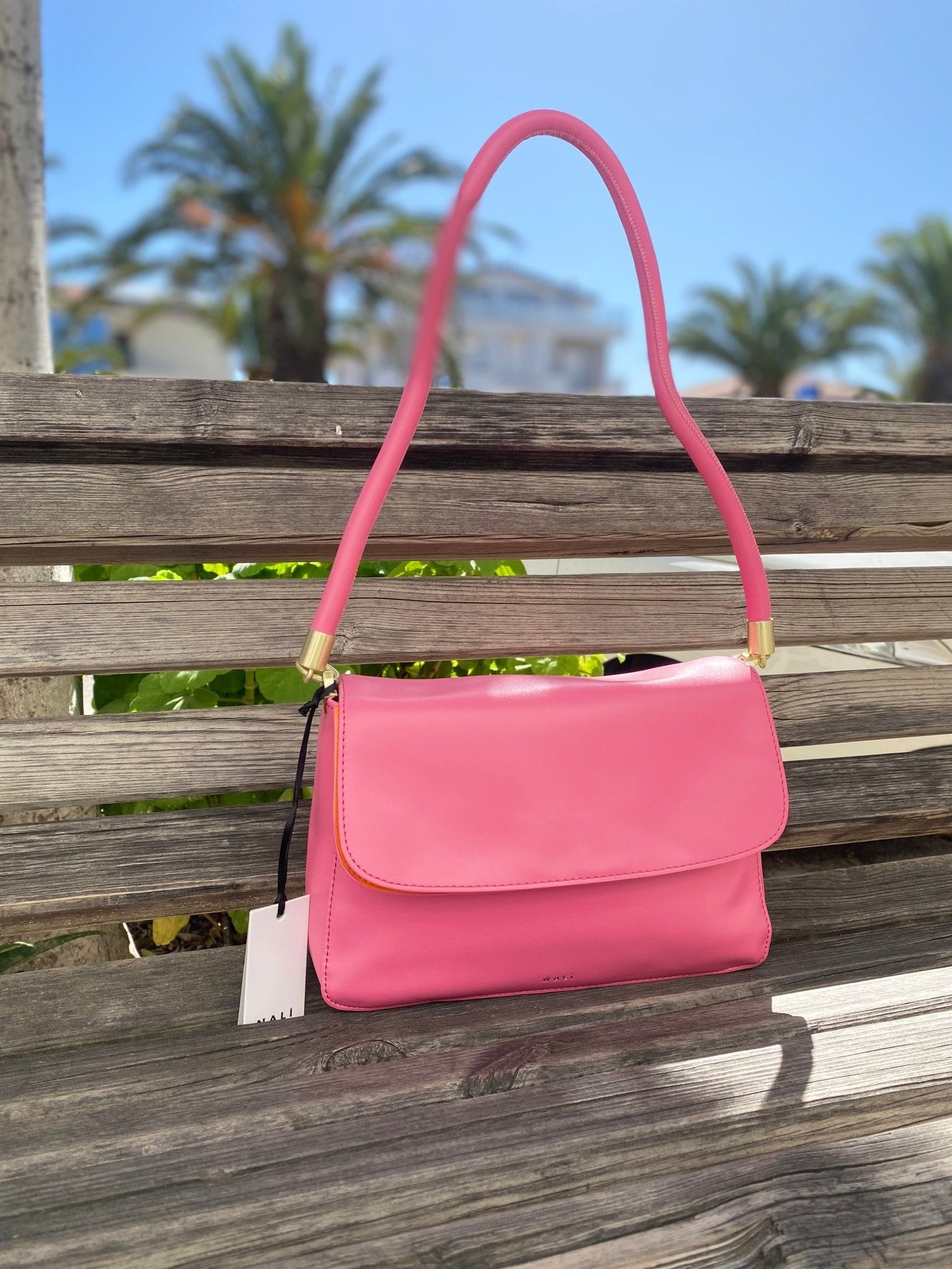 BORSA AMIRA CON TRACOLLA FUCSIA NALI - Fanatica Boutique