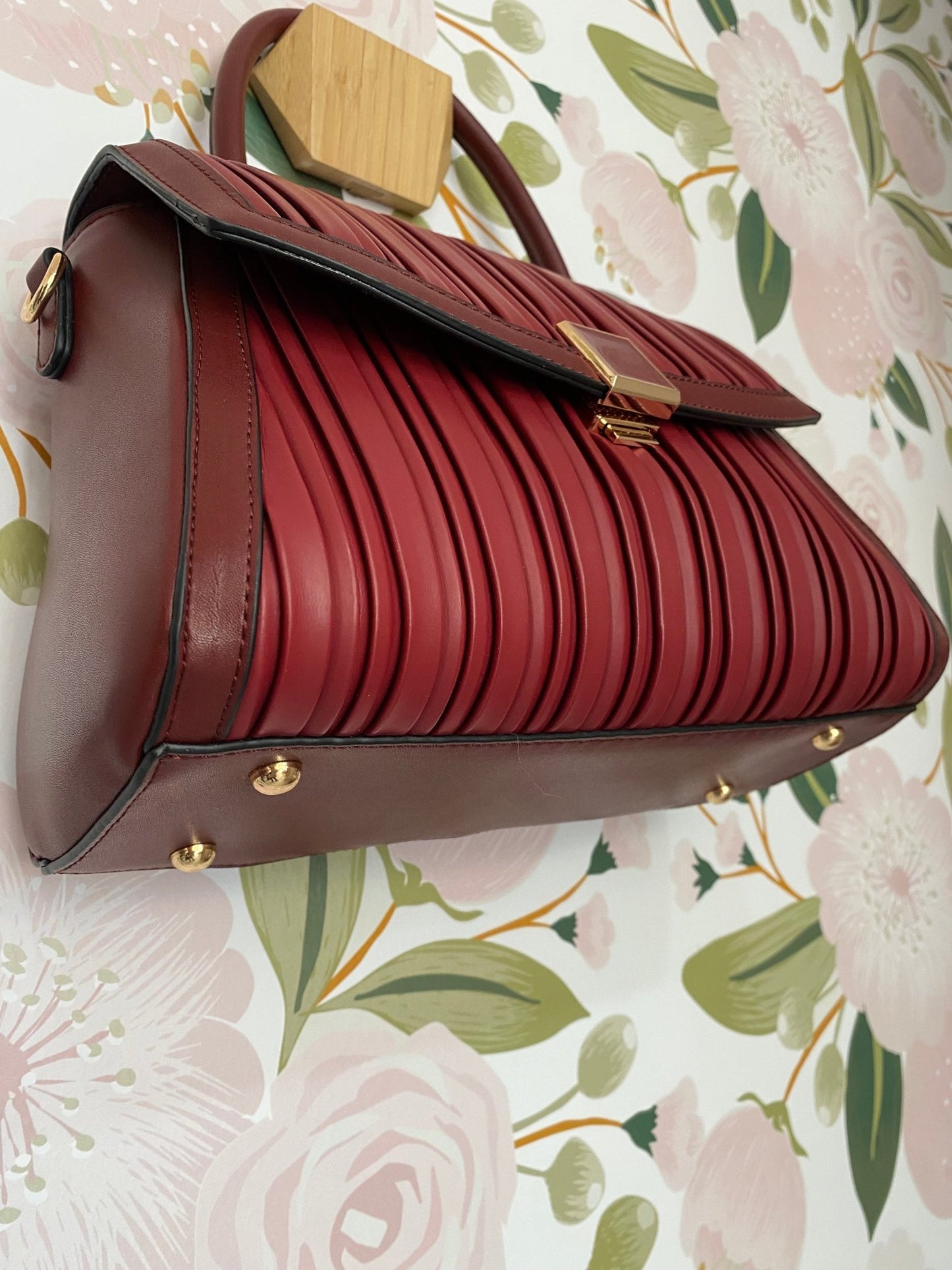 BORSA BAULETTO PLISSE ALESSIA MASSIMO - Fanatica Boutique