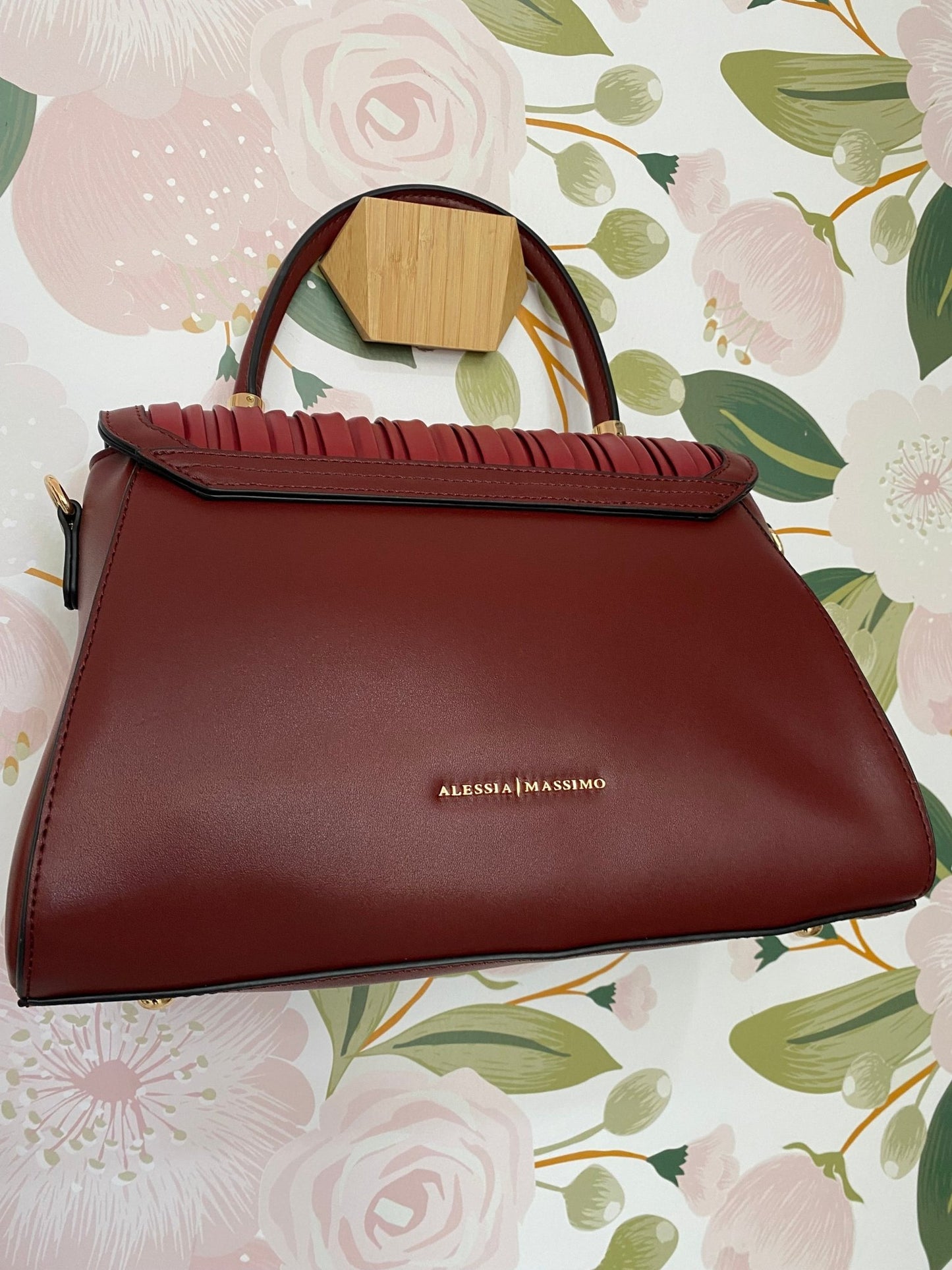 BORSA BAULETTO PLISSE ALESSIA MASSIMO - Fanatica Boutique