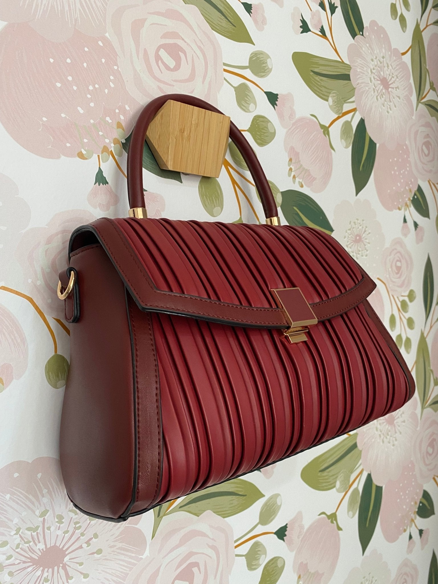 BORSA BAULETTO PLISSE ALESSIA MASSIMO - Fanatica Boutique