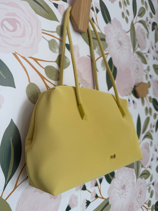 BORSA CASSI BIG A SPALLA GIALLO NALI - Fanatica Boutique