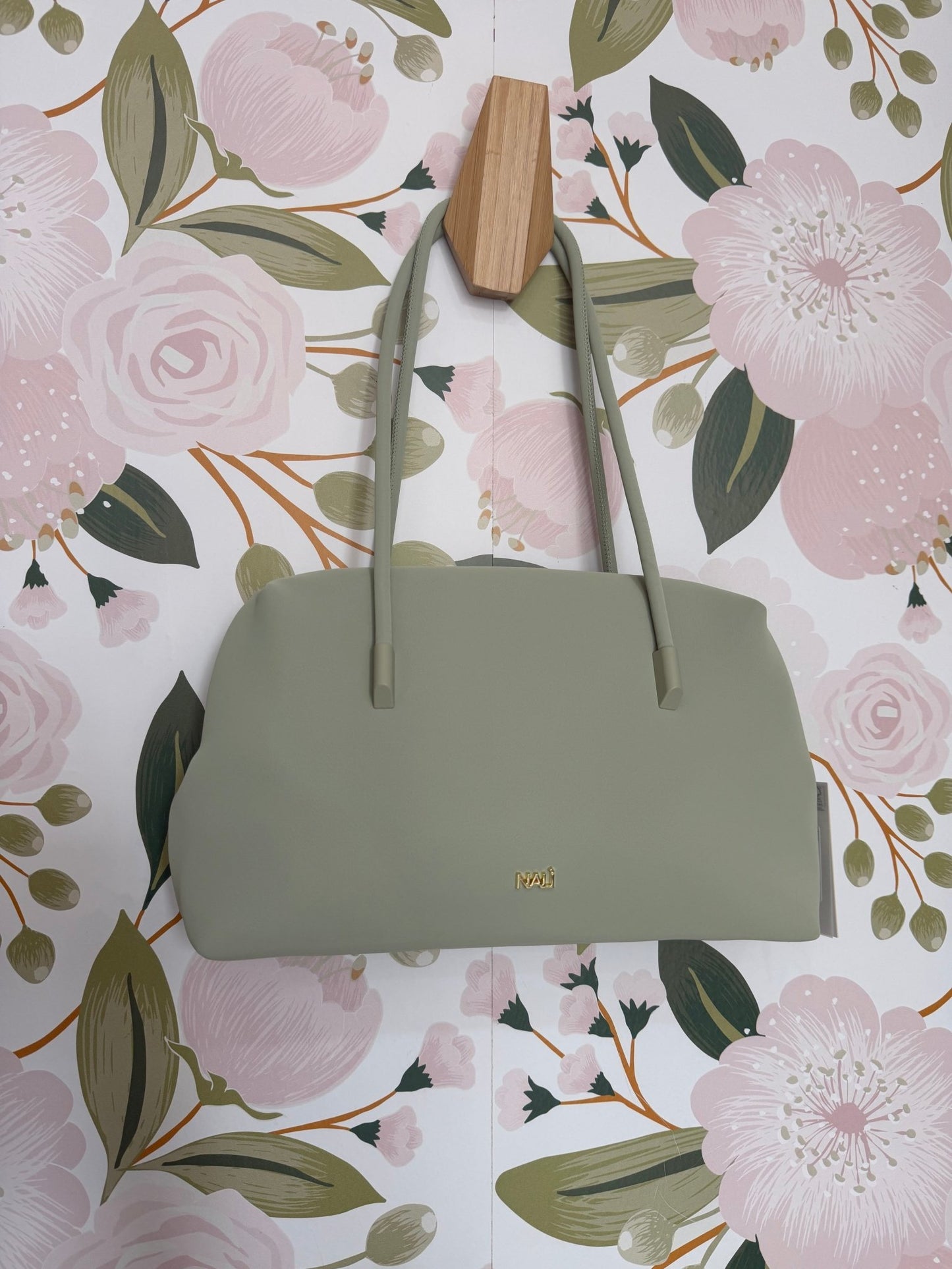 BORSA CASSI BIG A SPALLA VERDE NALI - Fanatica Boutique