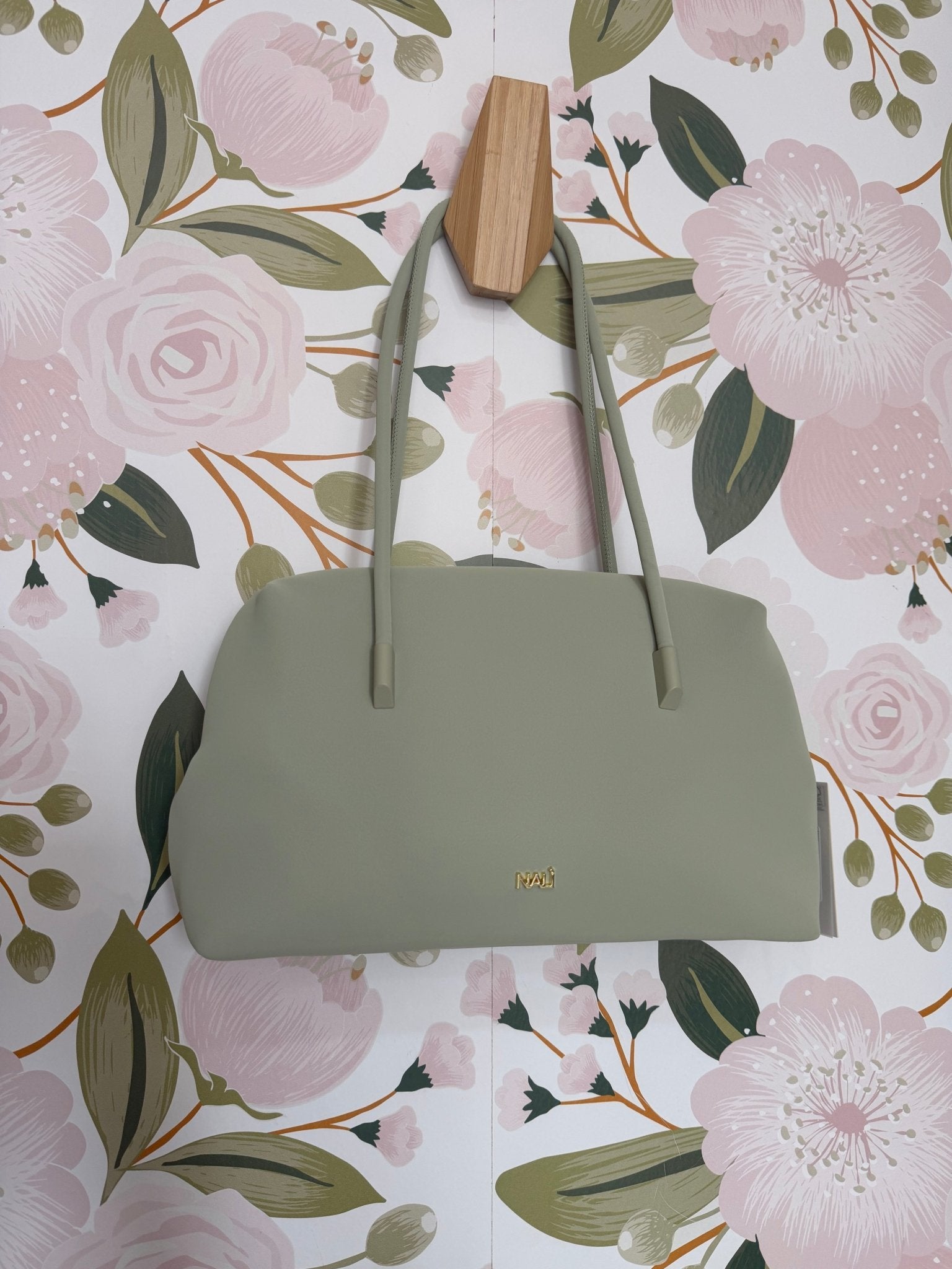 BORSA CASSI BIG A SPALLA VERDE NALI - Fanatica Boutique