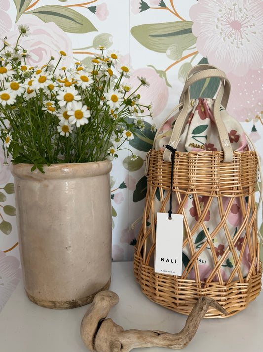 BORSA CLARA NEW SECCHIELLO PAGLIA BEIGE - Fanatica Boutique