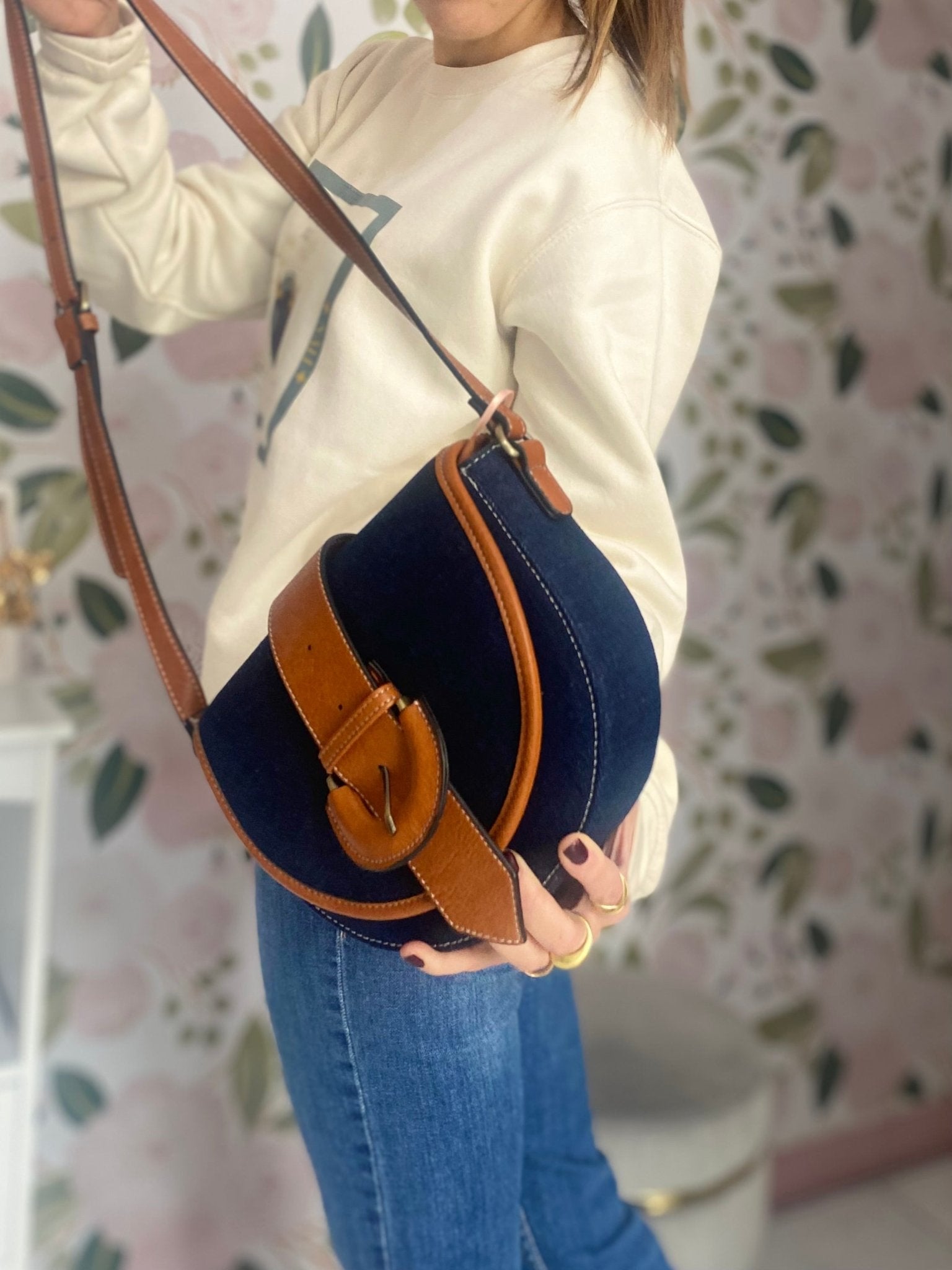 BORSA JEANS ALESSIA MASSIMO - Fanatica Boutique