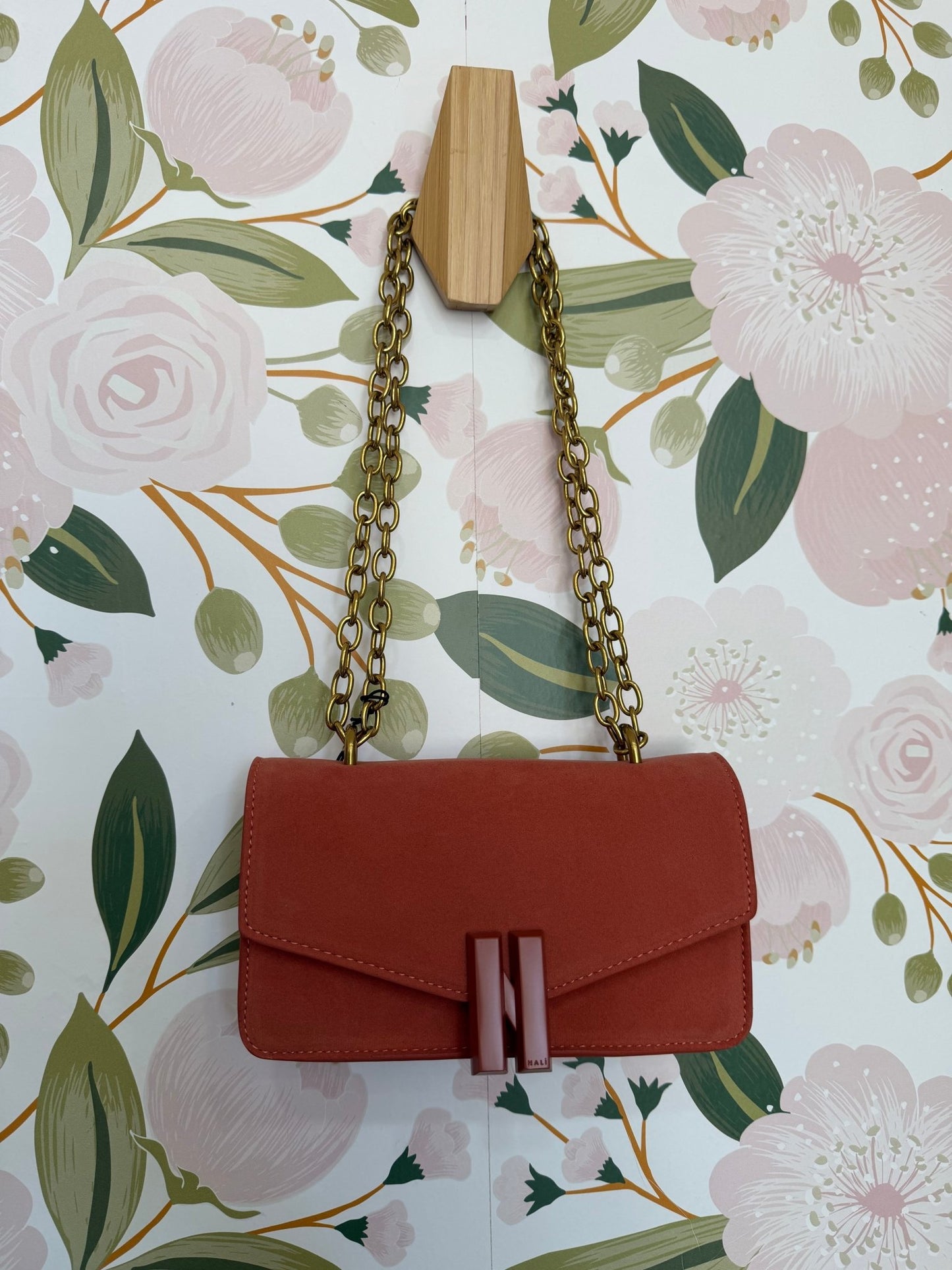 BORSA NATASHA A SPALLA CON CATENA RUGGINE NALI - Fanatica Boutique