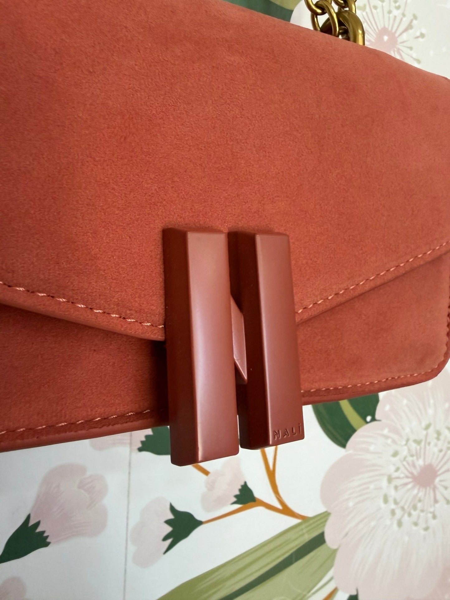 BORSA NATASHA A SPALLA CON CATENA RUGGINE NALI - Fanatica Boutique