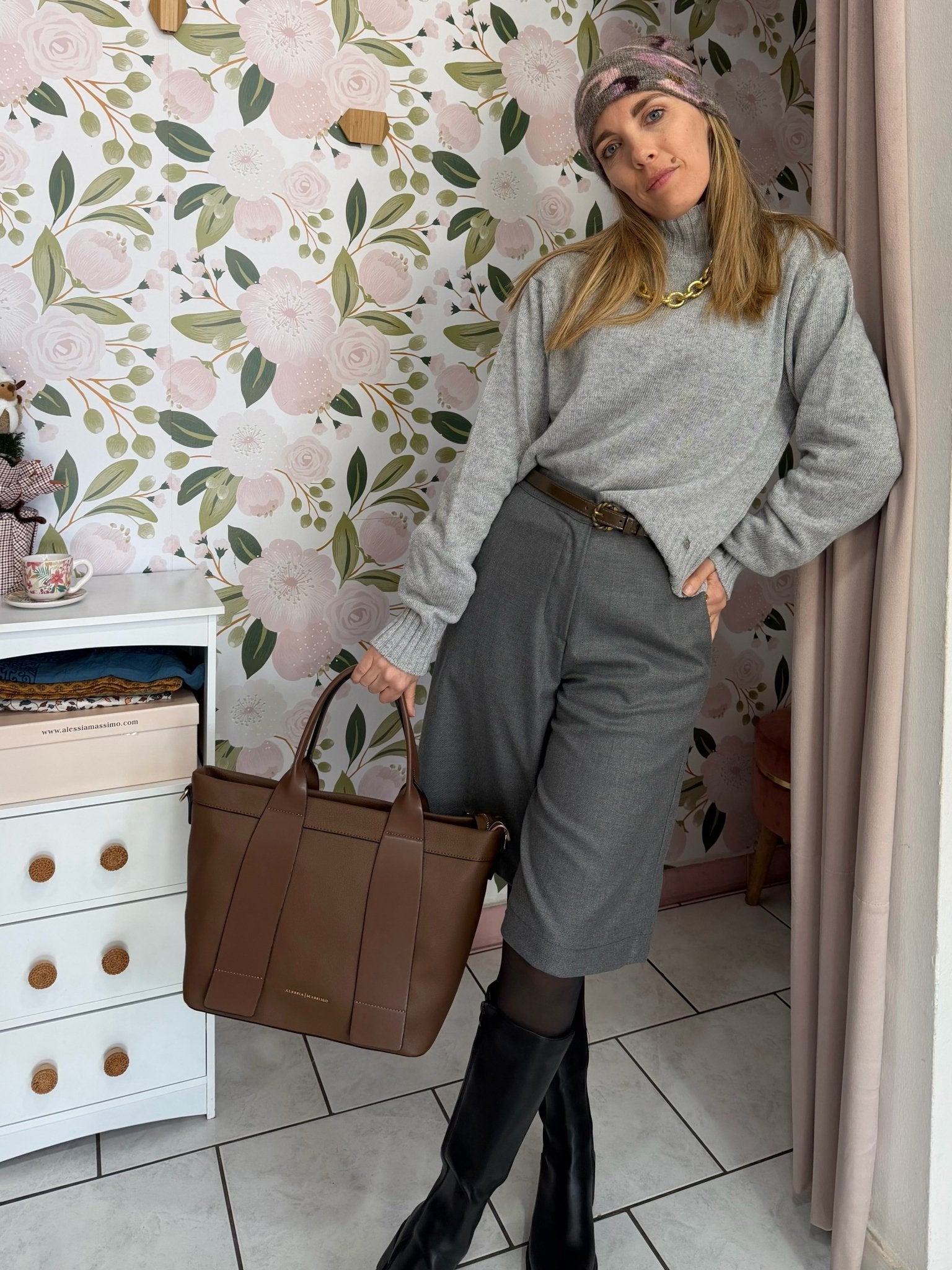 BORSA SHOPPER ALESSIA MASSIMO - Fanatica Boutique