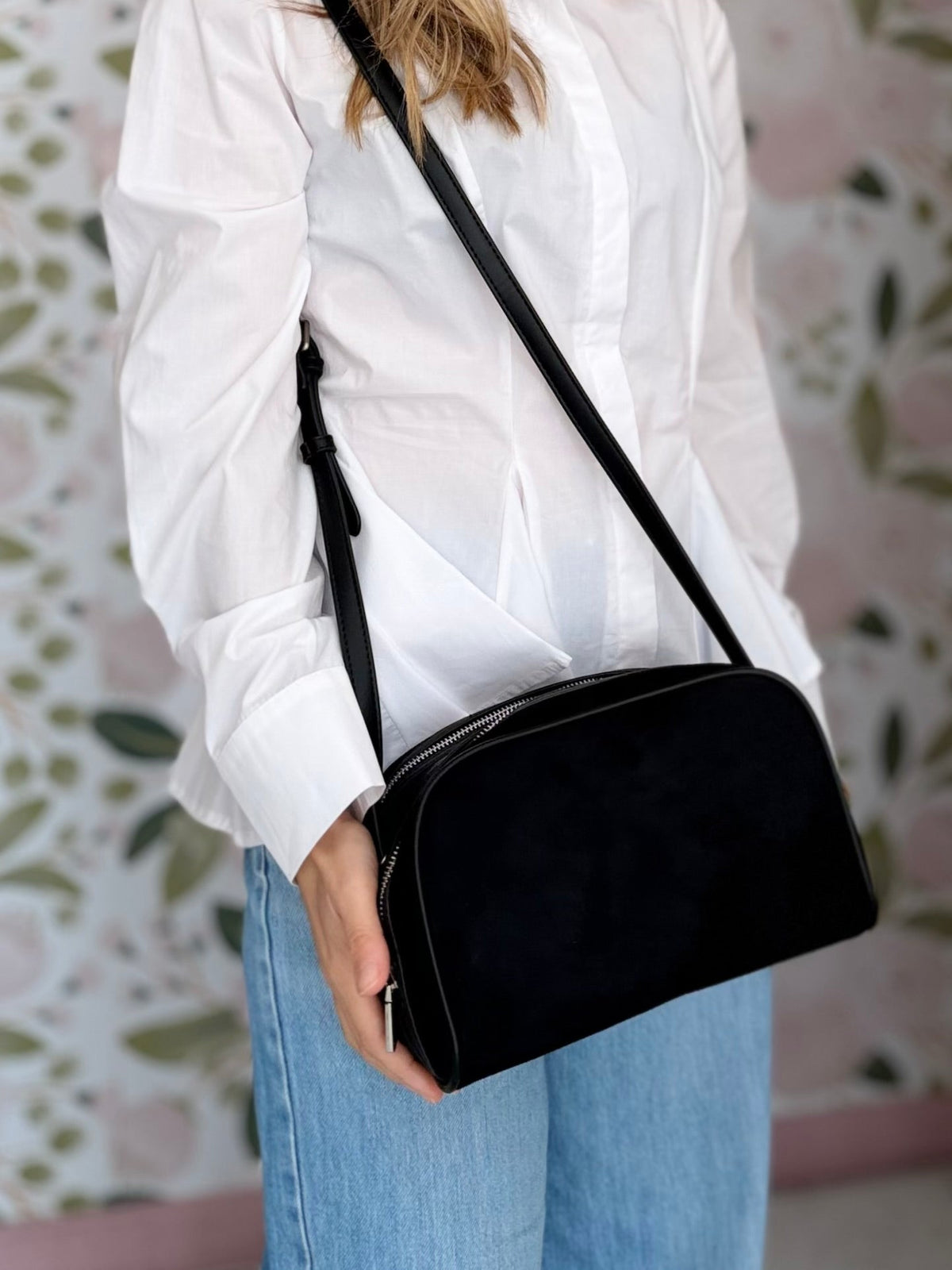 BORSA TACO DOUBLE ZIP NERO NALI - Fanatica Boutique