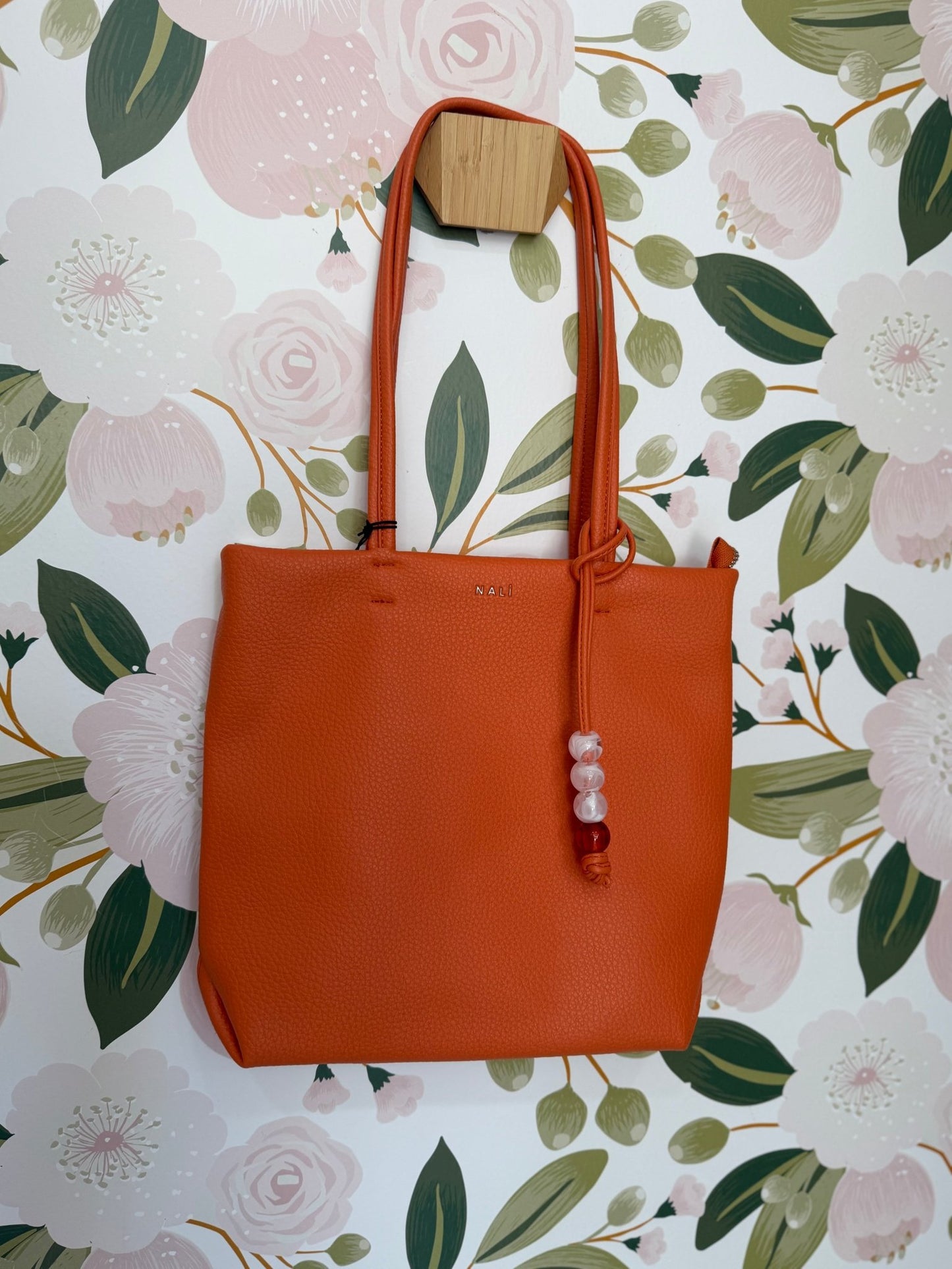 BORSA TORONTO SMALL A SPALLA+ MANICO ARANCIO NALI - Fanatica Boutique