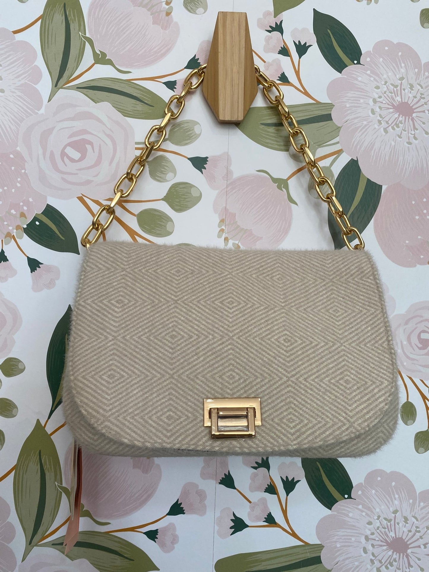 BORSA TWEED ALESSIA MASSIMO - Fanatica Boutique