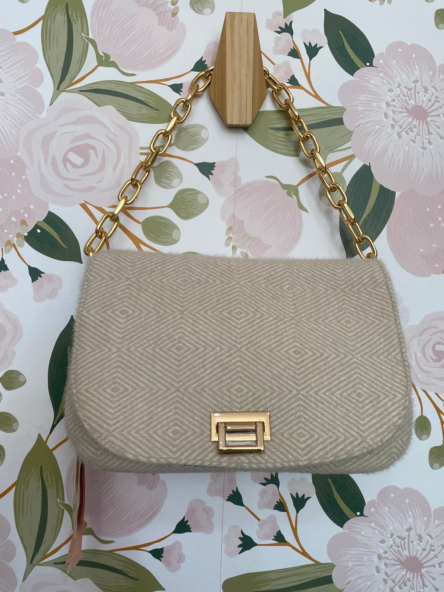 BORSA TWEED ALESSIA MASSIMO - Fanatica Boutique