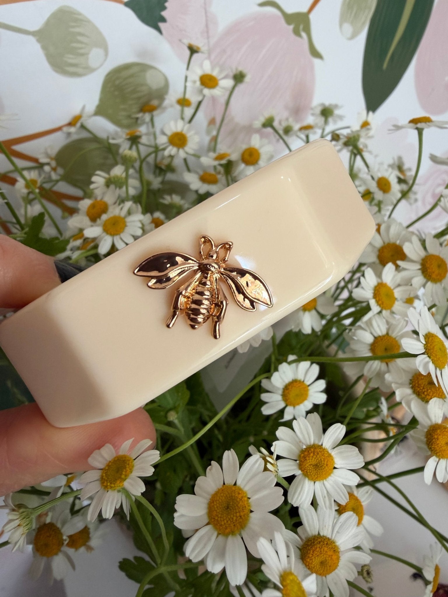 BRACCIALE BEE RIGIDO OFFWHITE NALI - Fanatica Boutique