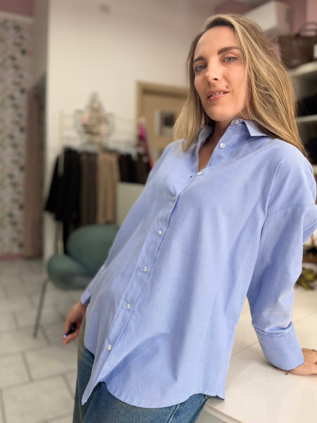 CAMICIA OVER ECO - Fanatica Boutique