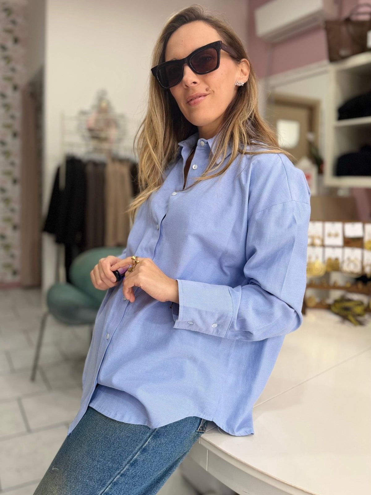 CAMICIA OVER ECO - Fanatica Boutique