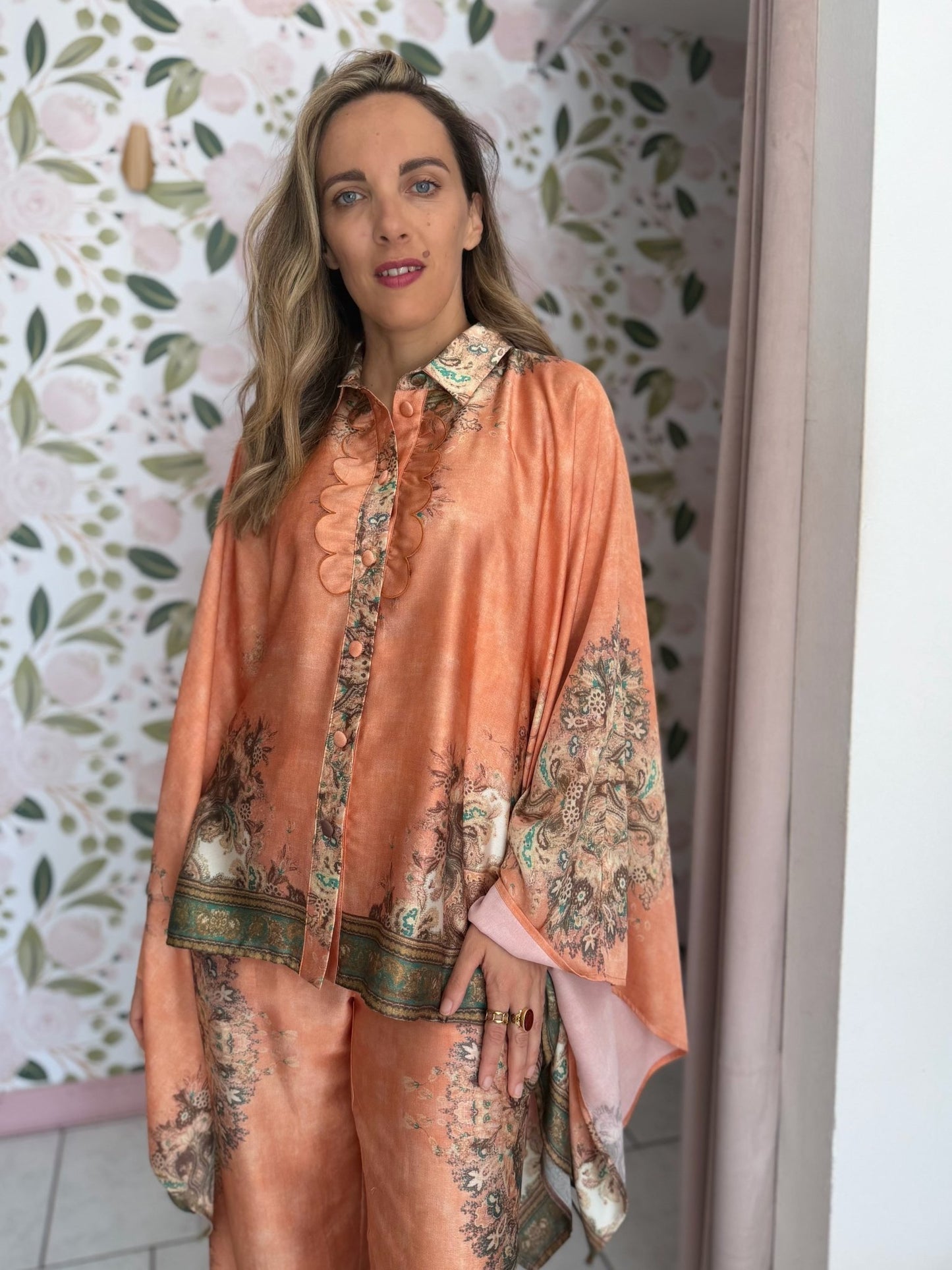 CAMICIA PONCHO AMOSA - Fanatica Boutique