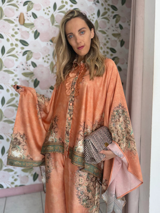 CAMICIA PONCHO AMOSA - Fanatica Boutique