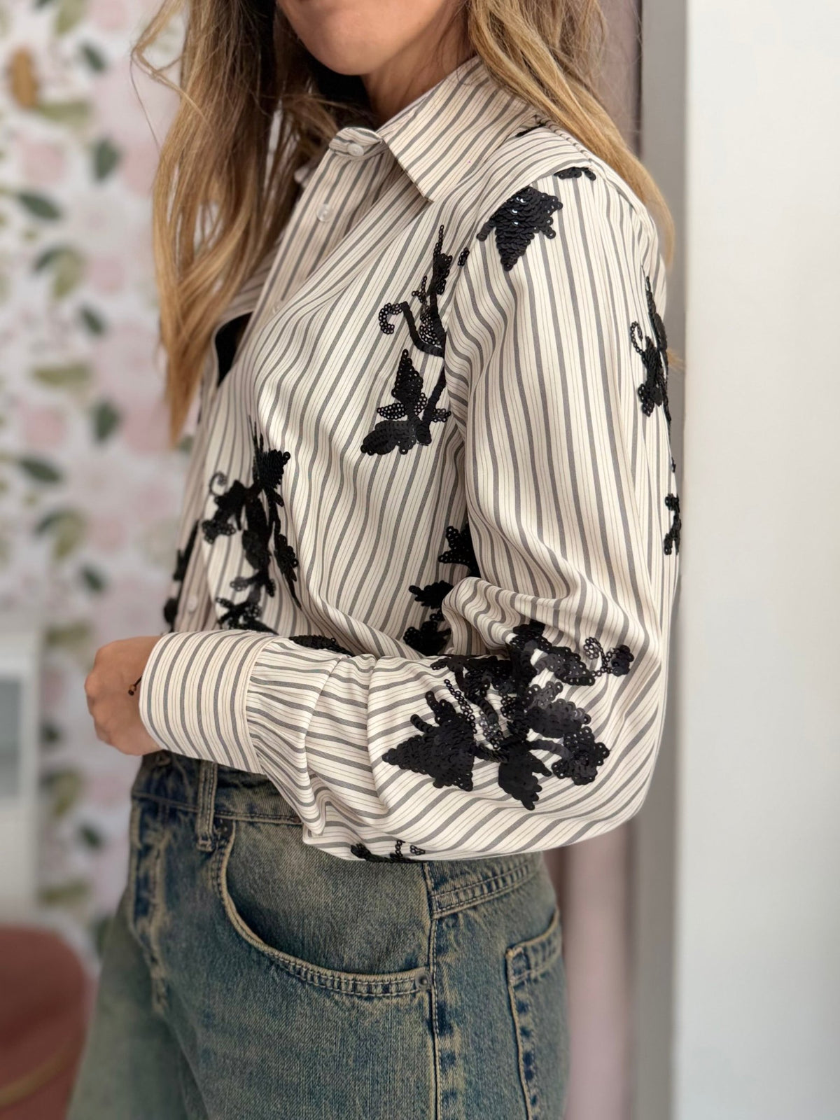 CAMICIA RIGA RICAMATA ECO - Fanatica Boutique