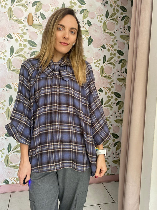 CAMICIA TARTAN AMOSA - Fanatica Boutique