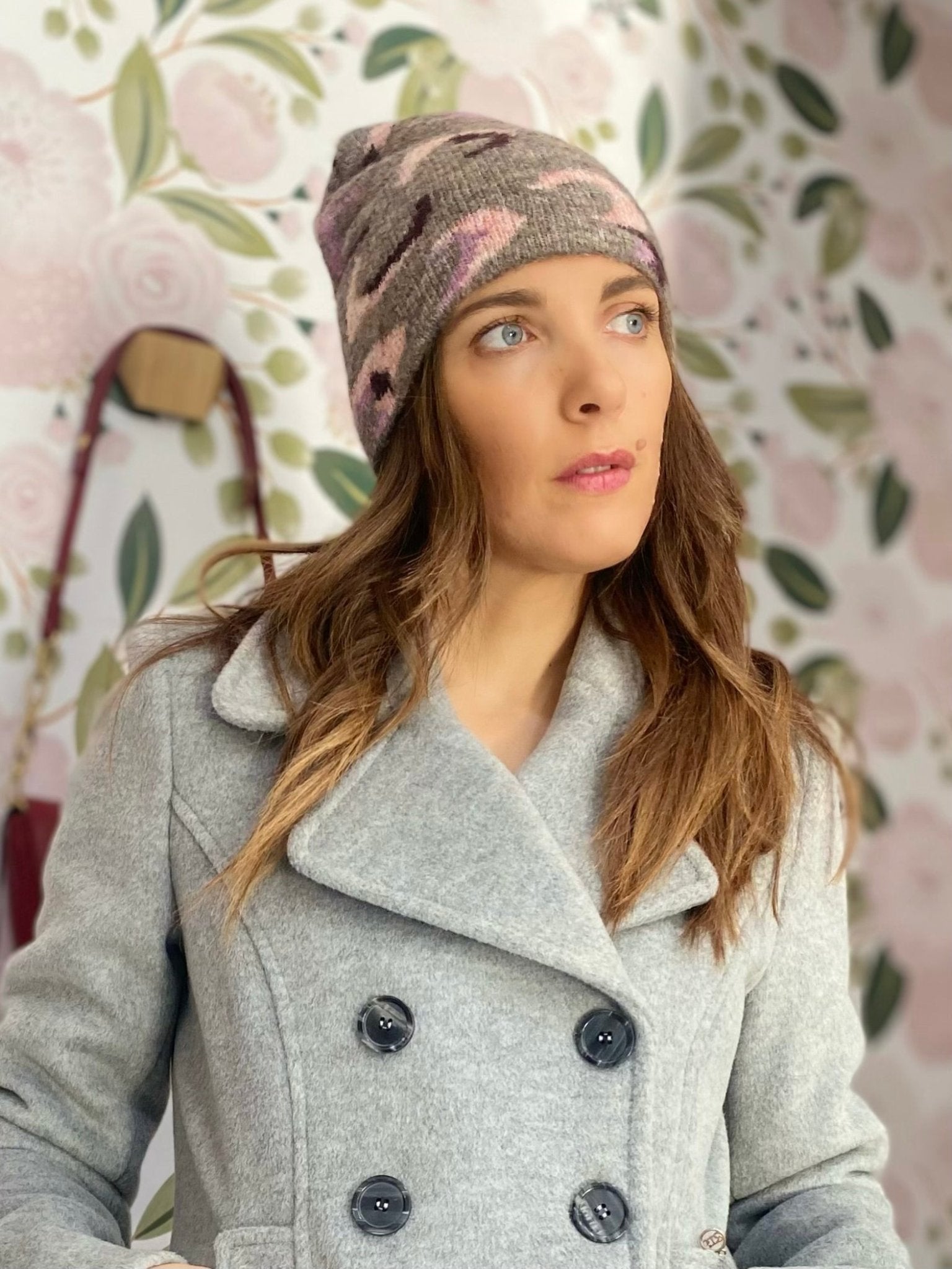 CAPPELLO BEANIE MAGENTA MULTI NALì - Fanatica Boutique