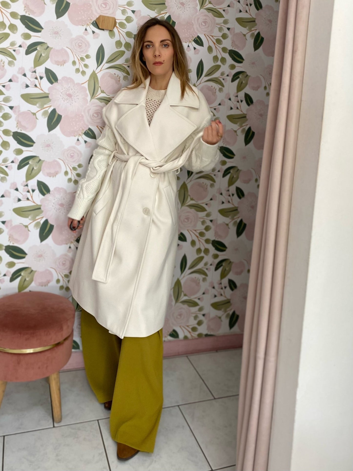 CAPPOTTO MANICA MAGLIA LE SARTE DEL SOLE - Fanatica Boutique