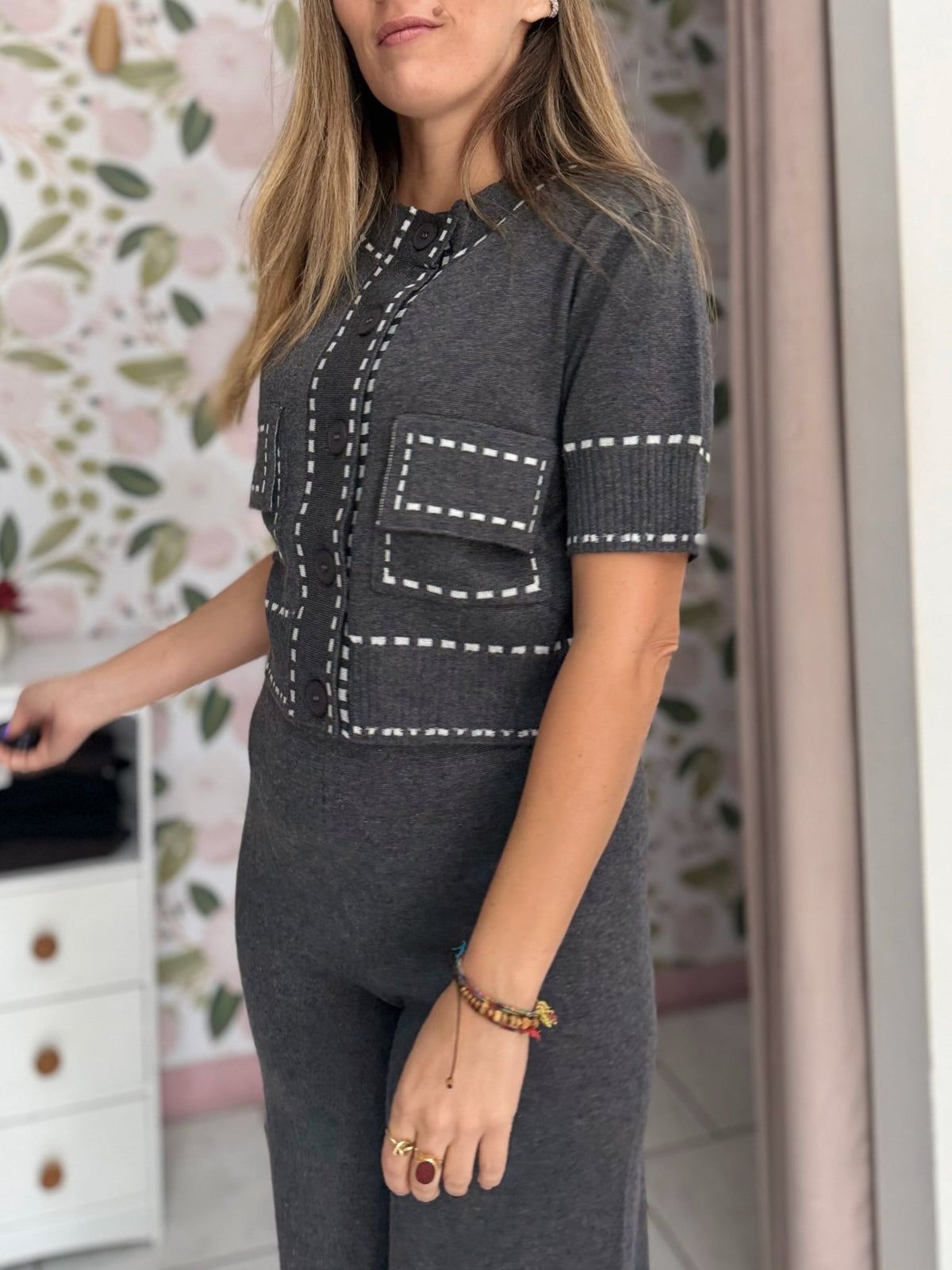 CARDIGAN CORTO COCO STYLE LE SARTE DEL SOLE - Fanatica Boutique