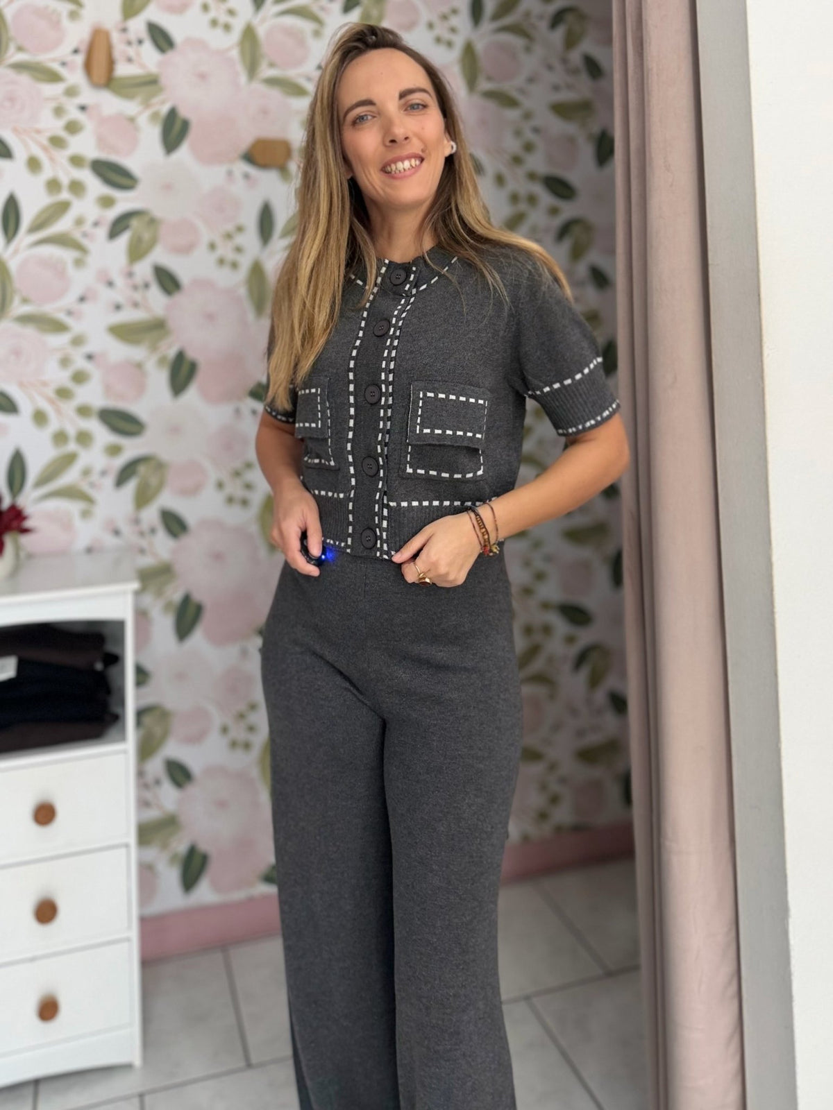 CARDIGAN CORTO COCO STYLE LE SARTE DEL SOLE - Fanatica Boutique