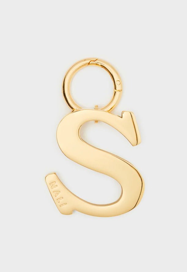 CHARM ALPHABET ORO LETTERA S NALI - Fanatica Boutique