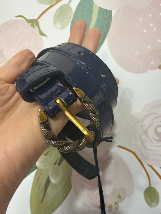 CINTURA RIO LUCIDA BLU S/M NALI - Fanatica Boutique